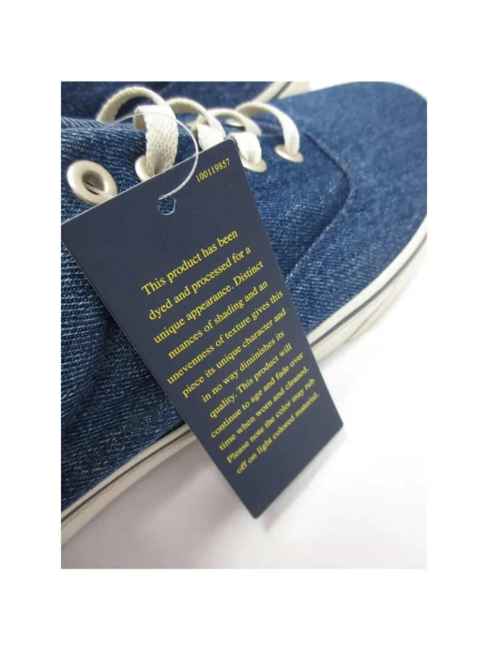 Polo Ralph Lauren Sneakers 11.5 D Keaton Pony Denim Low Top Boat Shoes